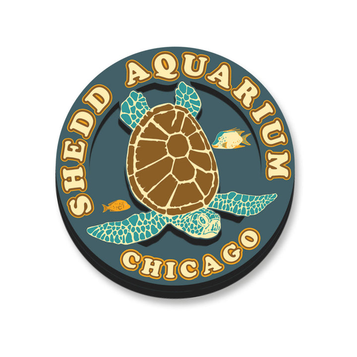 Shedd Aquarium Turtle Magnet