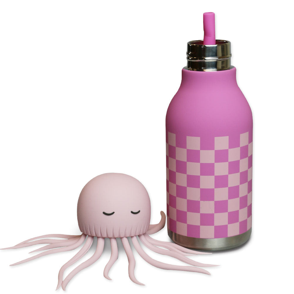 Silicone Coated Jellyfish Water Bottle Details