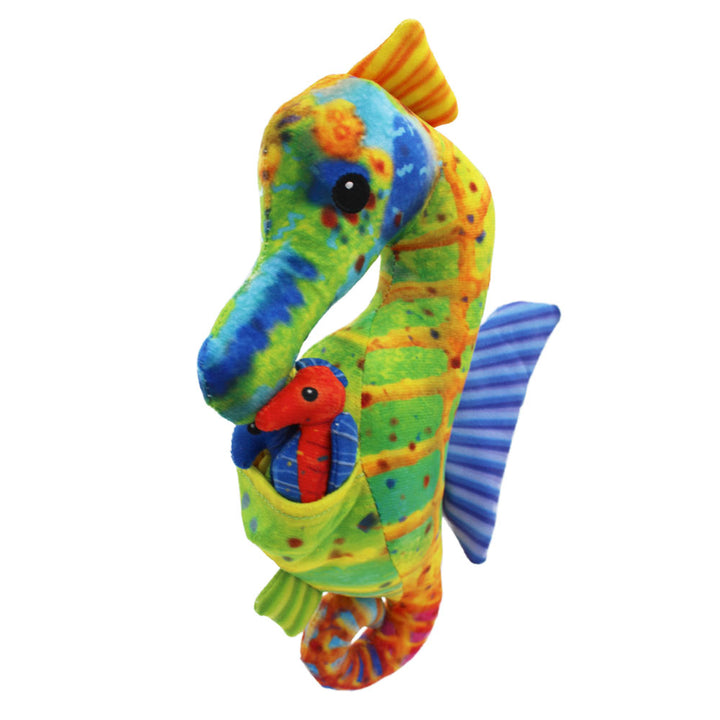 Eco-Friendly Plush Seahorse Family