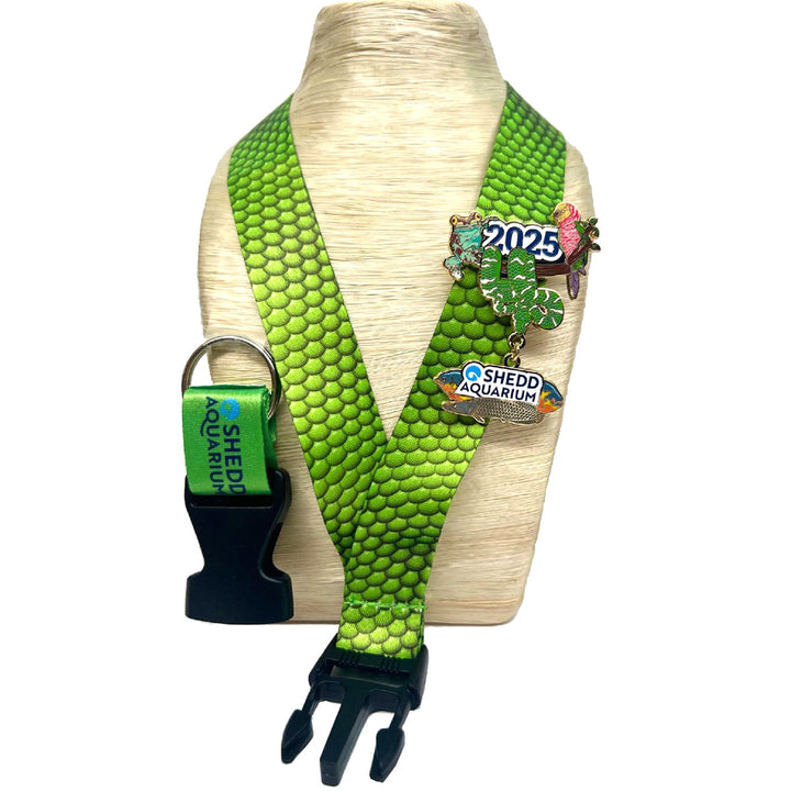 Shedd Aquarium Pin Collection Lanyard Set 2025