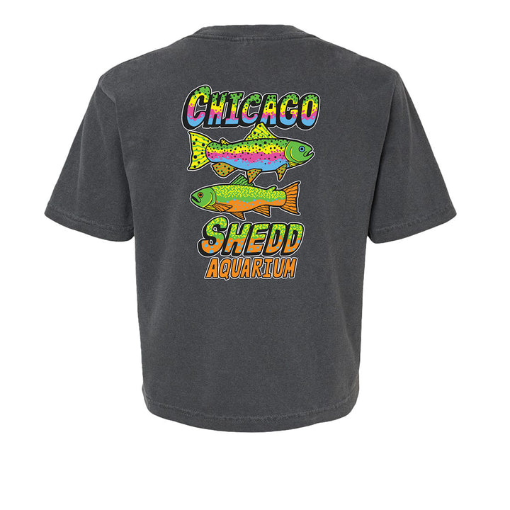 Shedd Aquarium Fish Women's Crop T-Shirt