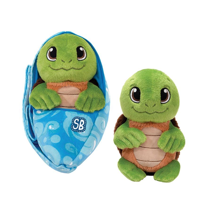 Eco-Friendly Swaddle Babies Plush Turtle
