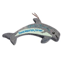 Shedd Aquarium Wool Dolphin Ornament