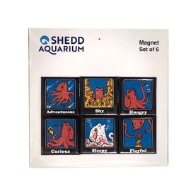 Shedd Octopus Mood - 6pc Magnet Set